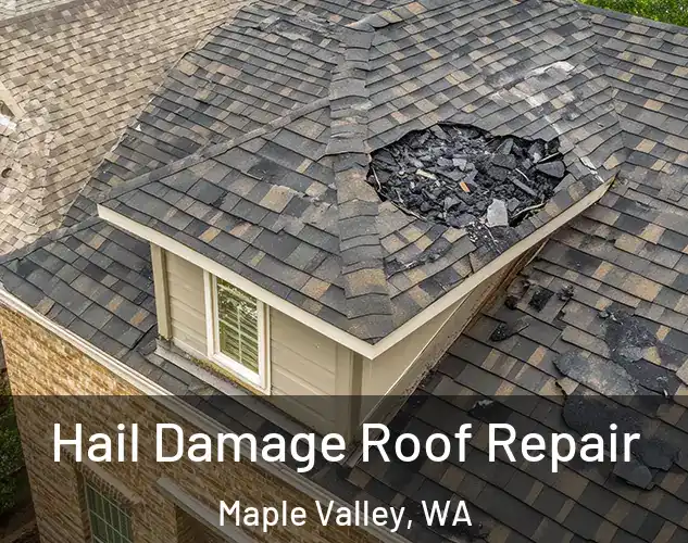  Hail Damage Roof Repair Maple Valley, WA