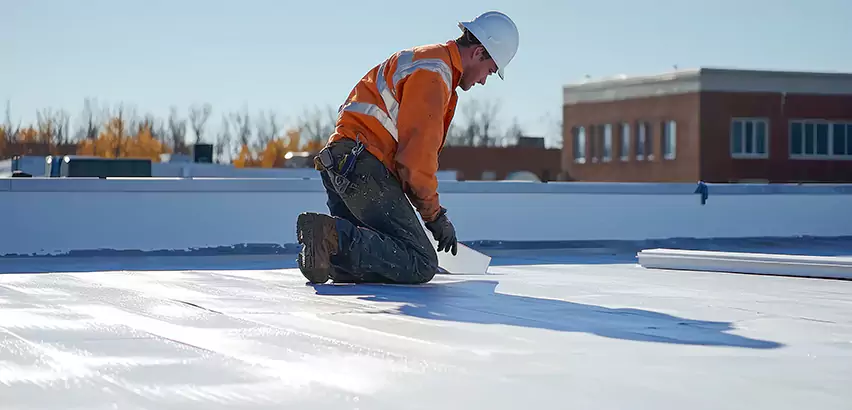 Flat Roof Drain Installation in Maple Valley